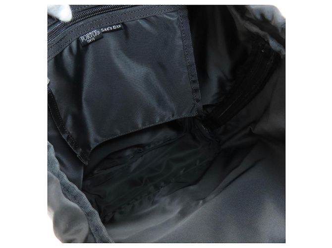 Freeman Porter Schwarzer Nylon-Rucksack von Porter - vue 5