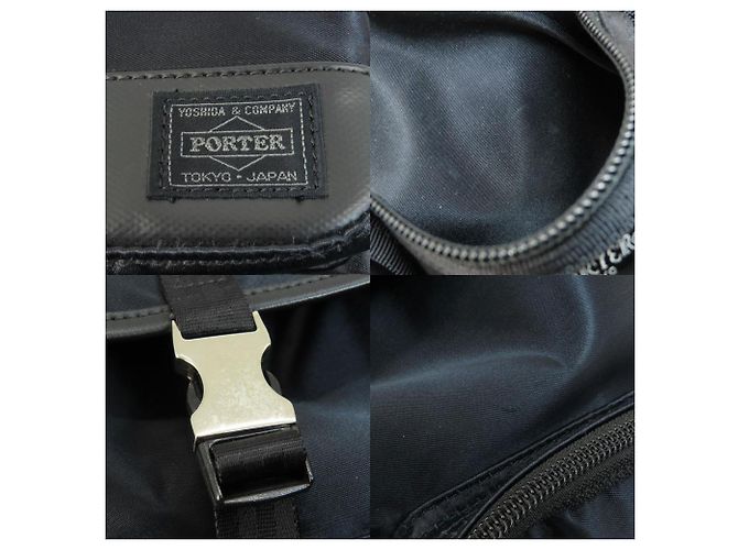 Freeman Porter Schwarzer Nylon-Rucksack von Porter - vue 7