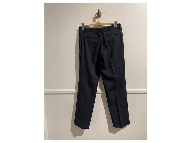 Pantalones MAX MARA T.US 4 Lana Azul - vista 3