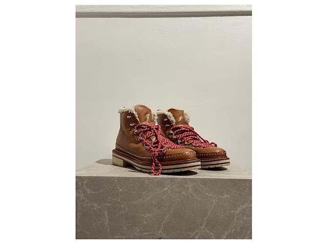 RAG & BONE Botines T.EU 36 Cuero Camello - vista 3