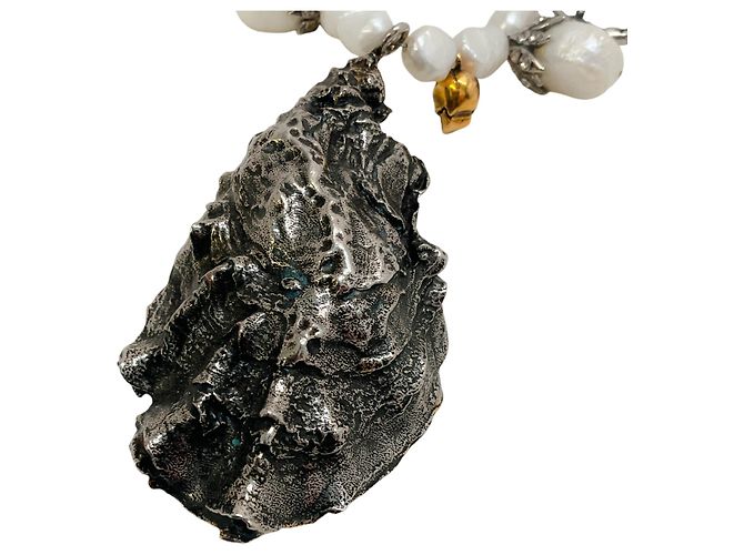 Pendente de pérola de concha de ostra Alexander McQueen - vista 5