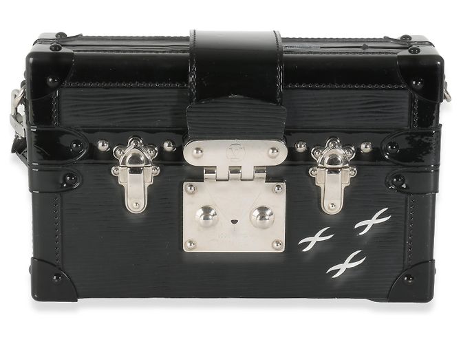 Louis Vuitton Petite Malle Epi Nera Nero - vista 3