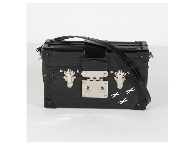 Louis Vuitton Petite Malle Epi Nera Nero - vista 8