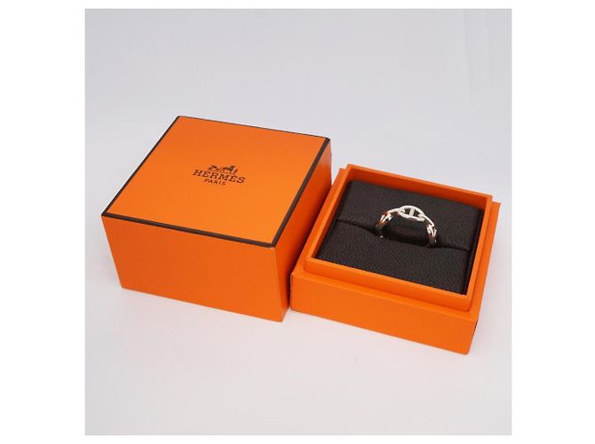Hermès Hermes Chaine d'Ancre Anchainé 925 Silver Men's Ring - view 10
