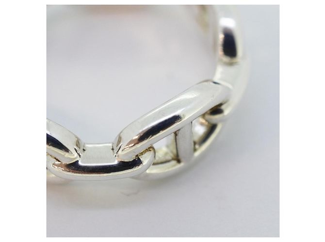 Hermès Hermes Chaine d'Ancre Anchainé 925 Silver Men's Ring - view 11