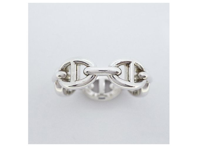Hermès Hermes Chaine d'Ancre Anchainé 925 Silver Men's Ring - view 2