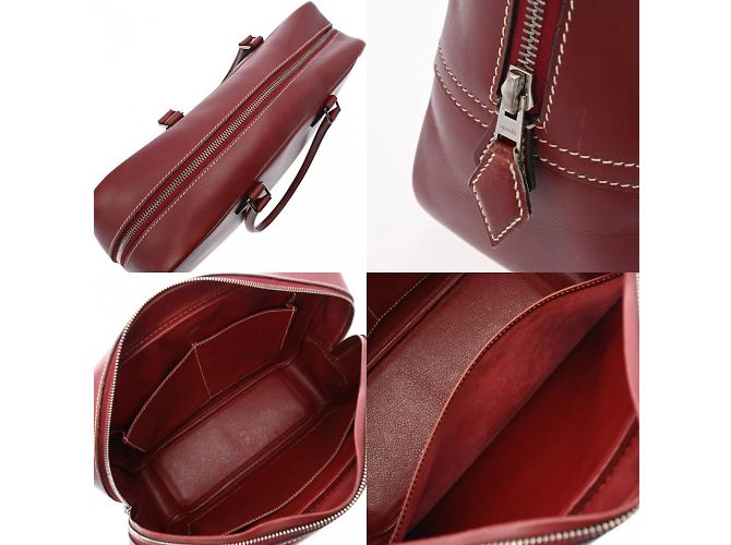 Hermès Borsa Hermes Plume 32 in Rouge H Rosso - vista 12