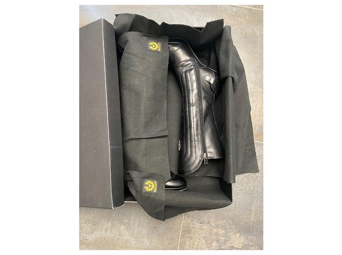 Botines Belstaff Sidney de cuero acolchado negro - vista 7