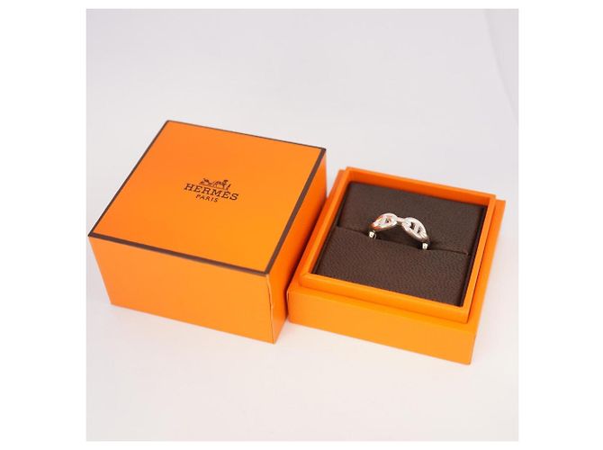 Hermès Hermes Chaine d'Ancre Anchainé 925 Silver Men's Ring - view 10