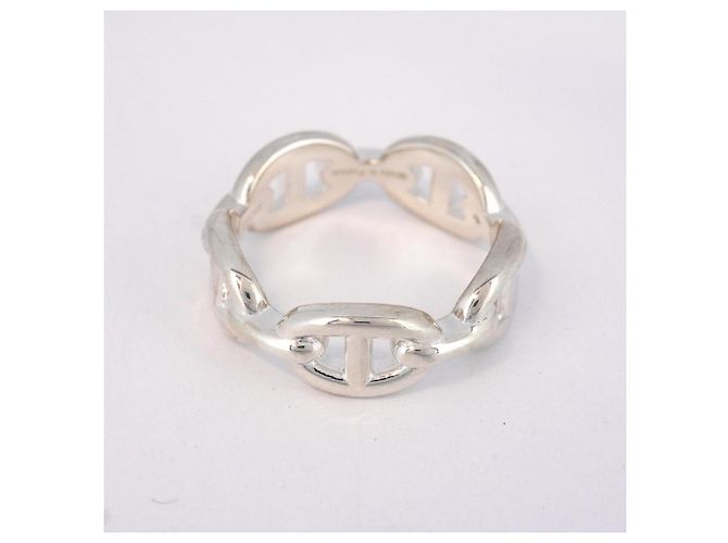 Hermès Hermes Chaine d'Ancre Anchainé 925 Silver Men's Ring - view 3