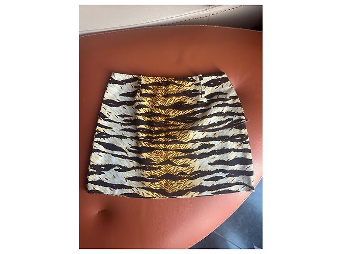 Mini falda de cebra Dolce & Gabbana beige - vista 2