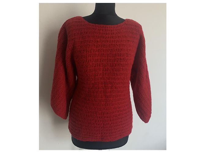 Suéter Isabel Marant Etoile Rojo Borgoña Roja Burdeos - vista 2