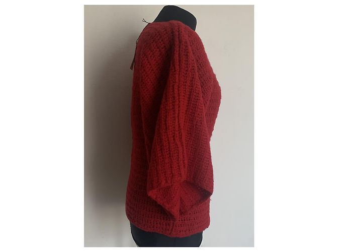 Suéter Isabel Marant Etoile Rojo Borgoña Roja Burdeos - vista 4