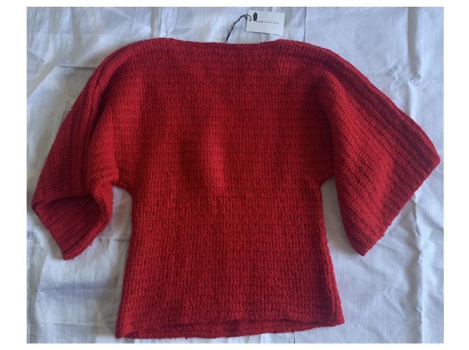 Suéter Isabel Marant Etoile Rojo Borgoña Roja Burdeos - vista 6