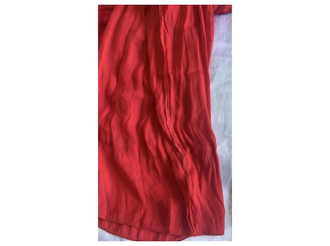 Top sin mangas de satén rojo Isabel Marant Roja - vista 15