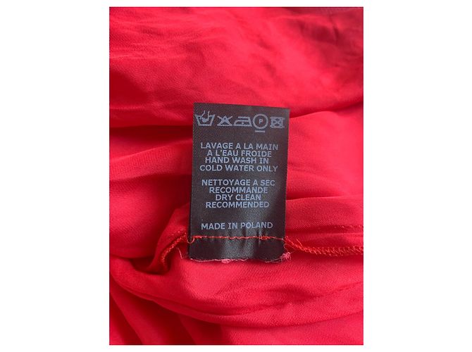 Top sin mangas de satén rojo Isabel Marant Roja - vista 7