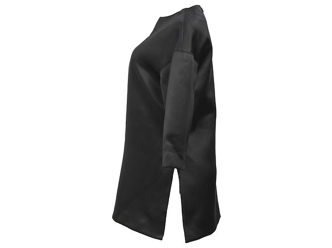 Céline Camiseta de cuello redondo oversized en algodón negro Celine - vista 2