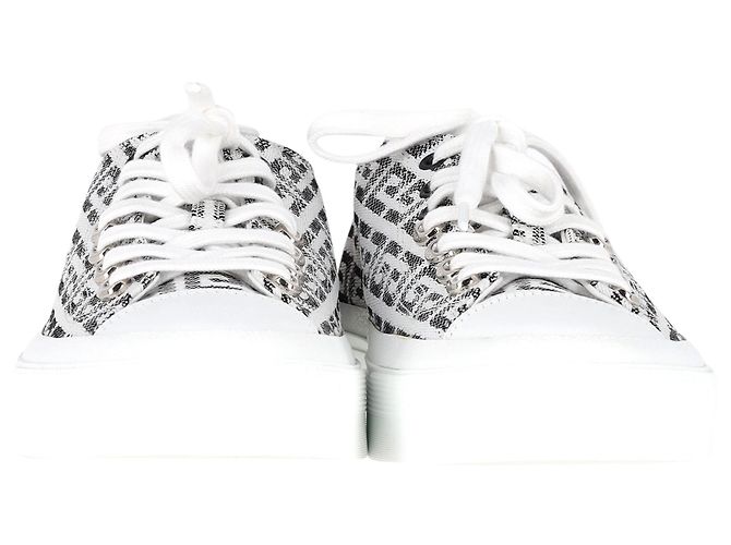 Givenchy  City 4G-Monogram Low-Top Sneakers in Black and White Leather - view 2
