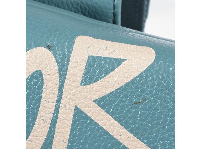 Borsa Saddle Christian Dior in pelle blu Bianco - vista 6