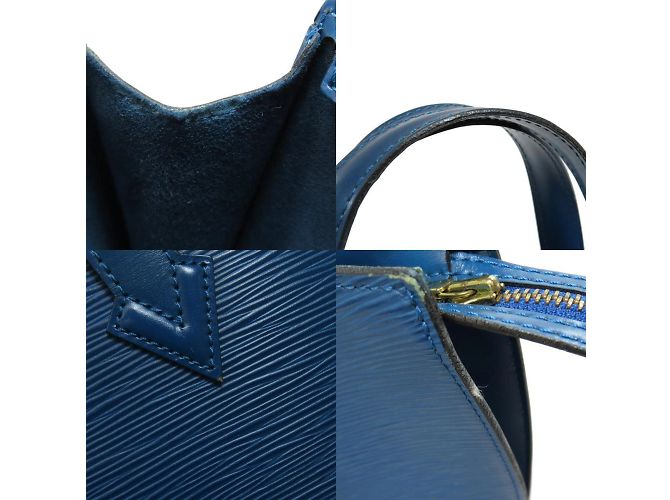 Borsa Tote Saint Jacques M52275 di Louis Vuitton Blu - vista 8