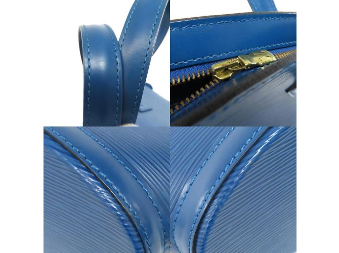 Borsa Tote Saint Jacques M52275 di Louis Vuitton Blu - vista 9