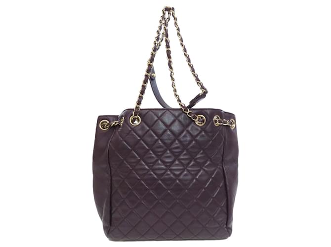 Bolso de Hombro Matelassé Chanel Púrpura - vista 2