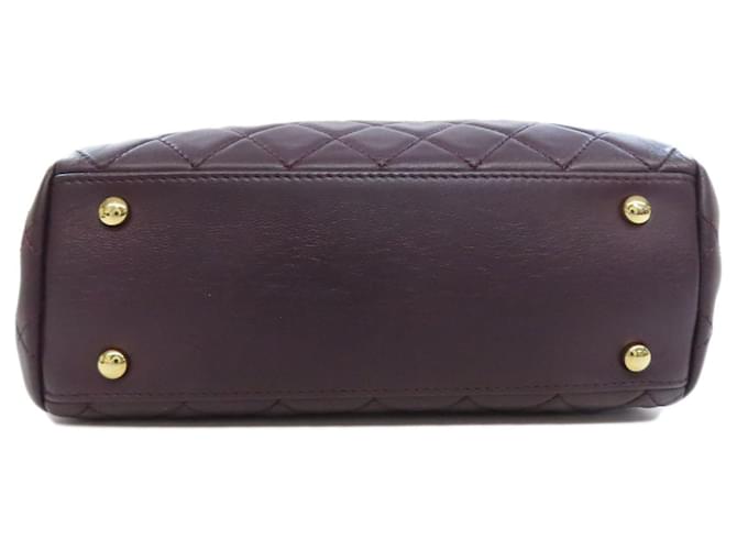 Bolso de Hombro Matelassé Chanel Púrpura - vista 4