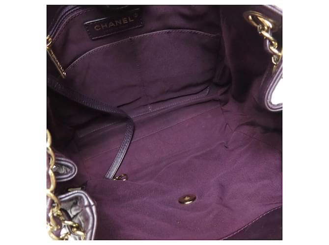 Bolso de Hombro Matelassé Chanel Púrpura - vista 5
