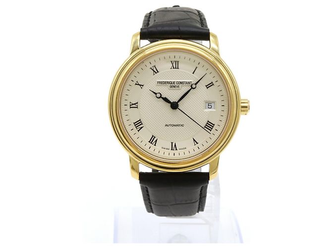 Relógio de pulso automático clássico com data Frederique Constant Dourado - vista 2