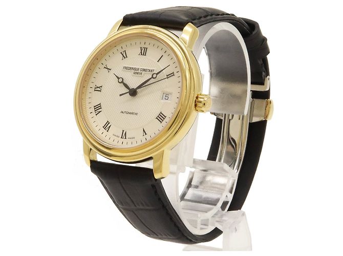 Relógio de pulso automático clássico com data Frederique Constant Dourado - vista 3