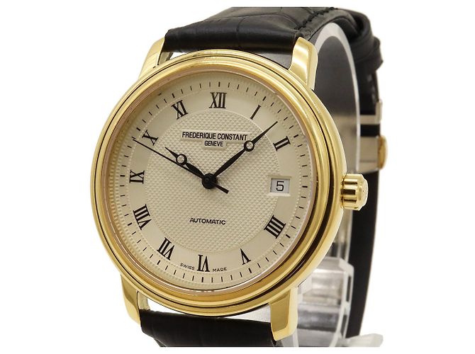 Relógio de pulso automático clássico com data Frederique Constant Dourado - vista 5