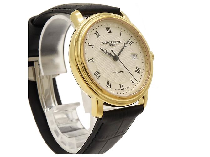 Relógio de pulso automático clássico com data Frederique Constant Dourado - vista 6