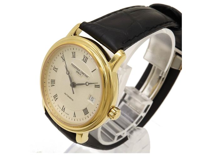 Relógio de pulso automático clássico com data Frederique Constant Dourado - vista 7