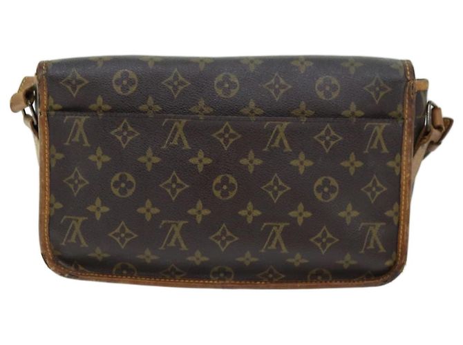 Borsa a Spalla Gibeciere Mm Monogramma Louis Vuitton Marrone - vista 2