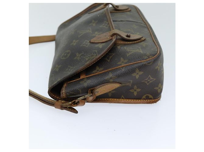 Borsa a Spalla Gibeciere Mm Monogramma Louis Vuitton Marrone - vista 3