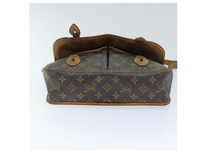 Borsa a Spalla Gibeciere Mm Monogramma Louis Vuitton Marrone - vista 5