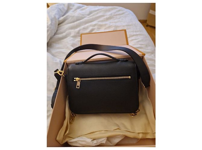Louis Vuitton Borsa Lockme Oxford in pelle nera Nero - vista 4