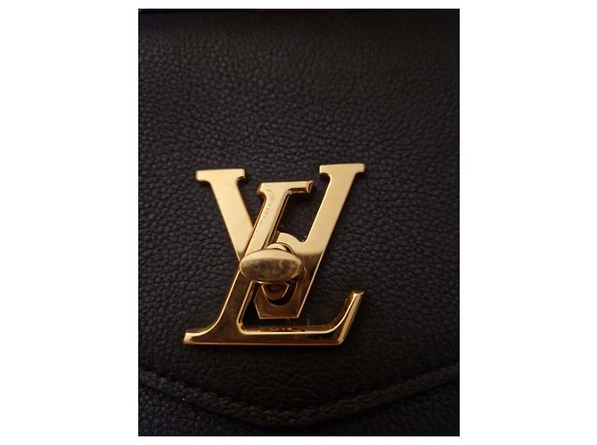 Louis Vuitton Borsa Lockme Oxford in pelle nera Nero - vista 6