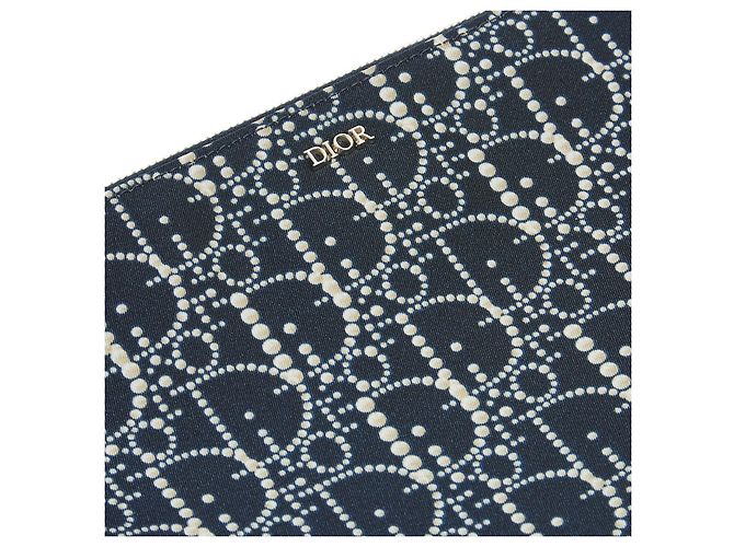 Clutch Perla Nera Oblique Giornaliero Christian Dior Nero - vista 3