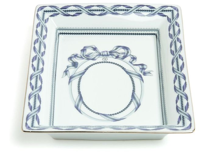 Christian Dior 1985s Taffetas Vide Poches Taffeta Trinket Bowl - vue 2
