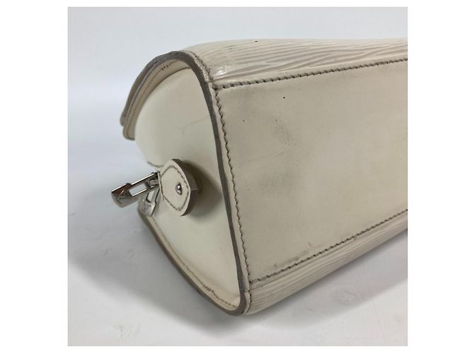 Boston Bag PM Pont Neuf Epi Louis Vuitton Weiß Aus weiß - Ansicht 7