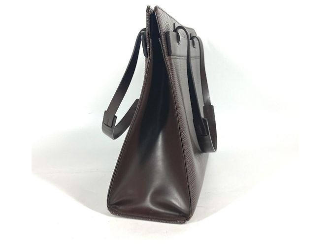 Borsa Louis Vuitton Epi Croisette PM Marrone - vista 2
