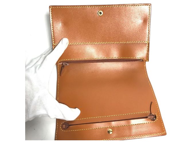 Pochette Tilsit Epi Santur Louis Vuitton Marrone - vista 8