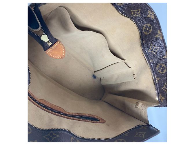 Borsa Tote Babylon Monogram Louis Vuitton Marrone Monogramma - vista 11