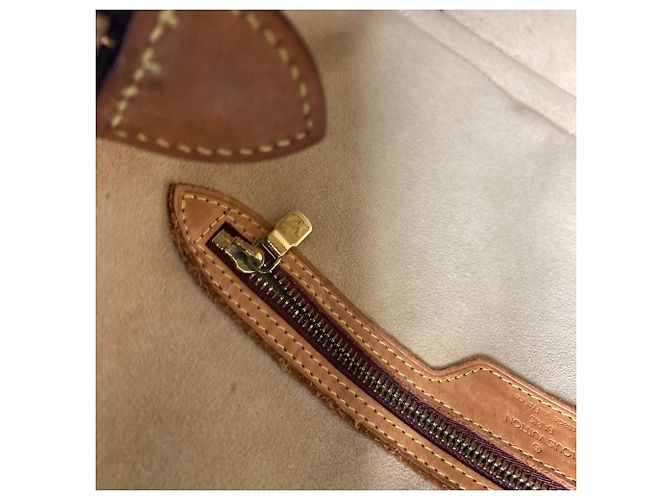 Borsa Tote Babylon Monogram Louis Vuitton Marrone Monogramma - vista 17