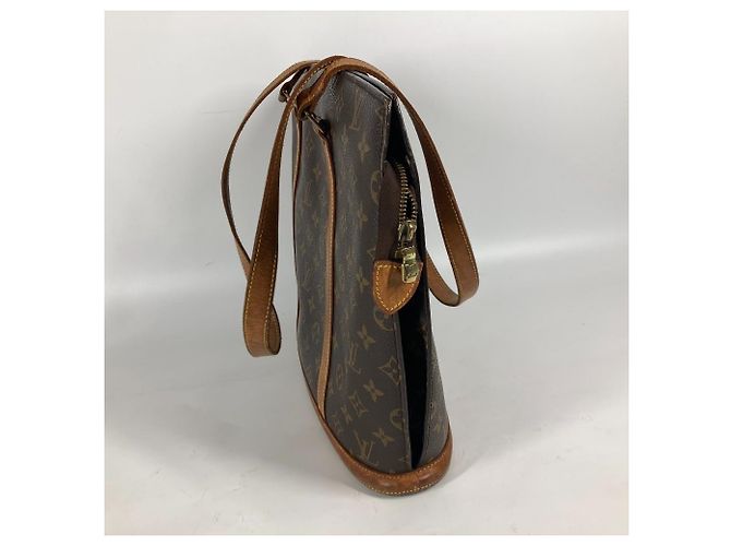Borsa Tote Babylon Monogram Louis Vuitton Marrone Monogramma - vista 3
