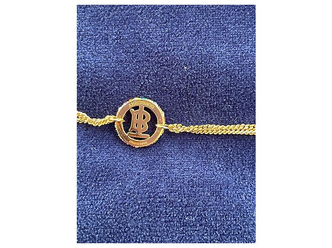 Bracciale Burberry Thomas Burberry Monogramma Cristalli Dorato D'oro - vista 6