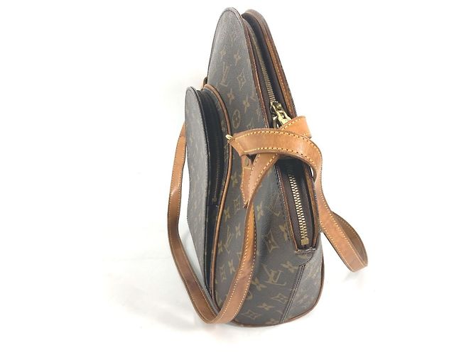 Borsa Tote Ellipse Monogram Louis Vuitton Marrone - vista 3