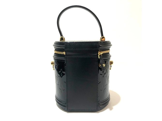 Borsa Louis Vuitton Monogram Vernis Cannes PM Nero - vista 2