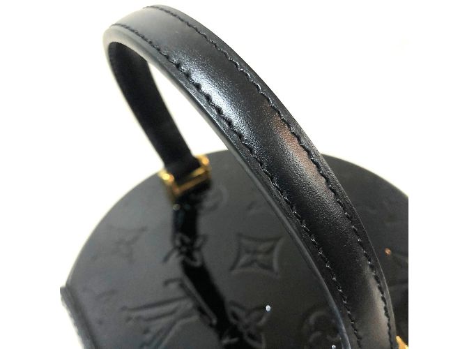Borsa Louis Vuitton Monogram Vernis Cannes PM Nero - vista 6